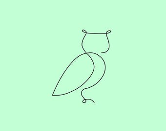 Owl Drawing - SVG - PNG - PDF - Graphic Design - Vector - diy - kids - Do It Yourself - Clipart - Crafts - Craft - Paper - Card Making