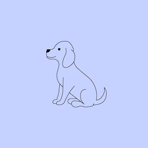 Dog Drawing Print - Tattoo Idea - SVG - PNG - PDF - Graphic Design - Vector - diy - Clipart - Crafts - Craft - Paper - Card Making