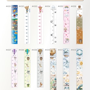 Personalised Baby Height Chart, Baby Chart, Growth Chart, Growth Chart Ruler, Fabric Wall Decal, Baptism Gift Boy, Welcome Baby Gift image 4