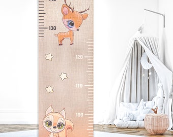 Personalized Canvas Growth Chart, Kids Room Decor