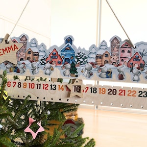 Personalized Nativity Advent Calendar: Custom Name Christmas Countdown