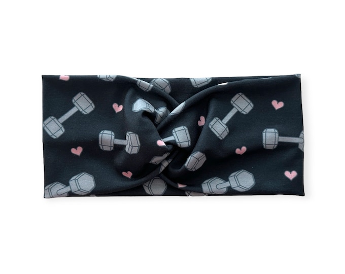 Dumbbell Workout Headband: Weight Lifting, Non-Slip