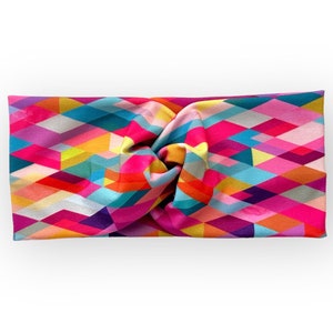 Colorful Abstract Headband | Yoga Headband | Stretch Headband | Headband for Women | Revelry Headband Co.