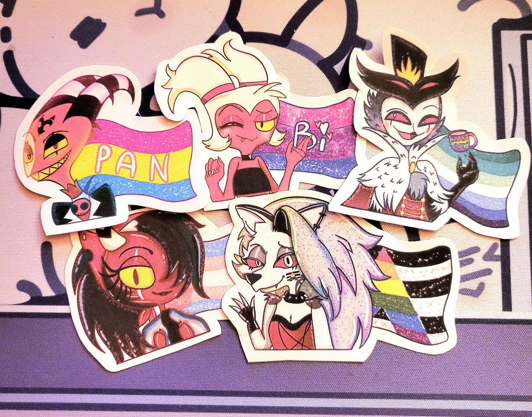 Helluva Boss PRIDE Stickers - Etsy