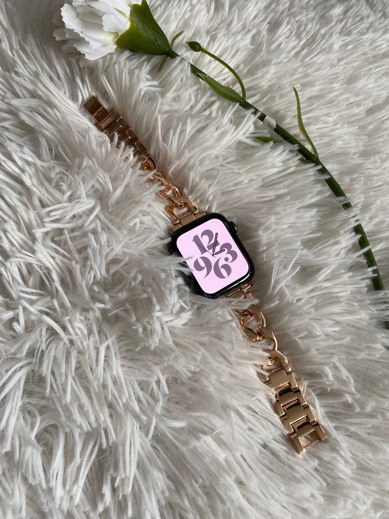 Gold Apple Watch Band Bracelet or With Case 38mm49mmgold Etsy