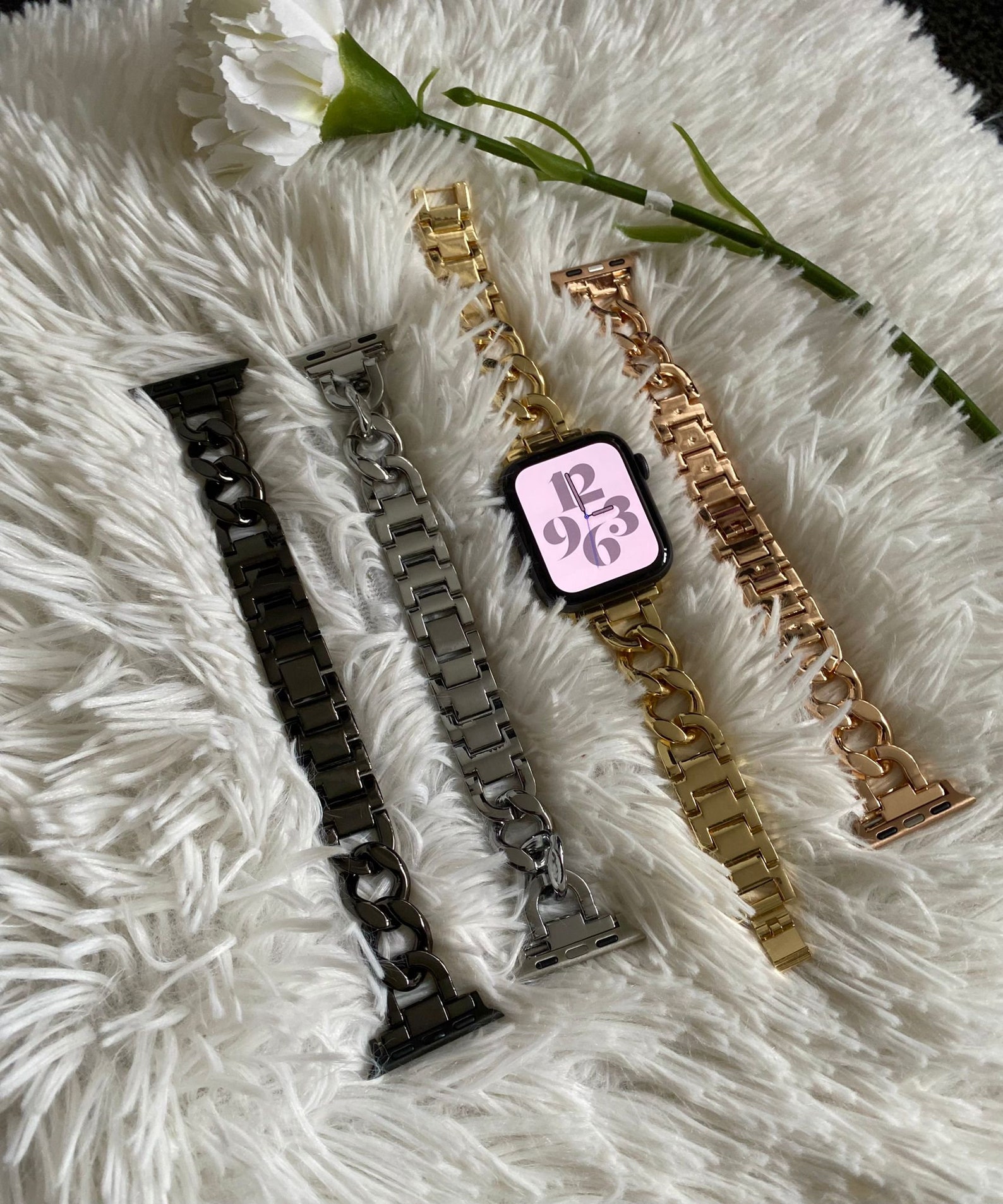 Gold Apple Watch Band Bracelet or With Case 38mm49mmgold Etsy