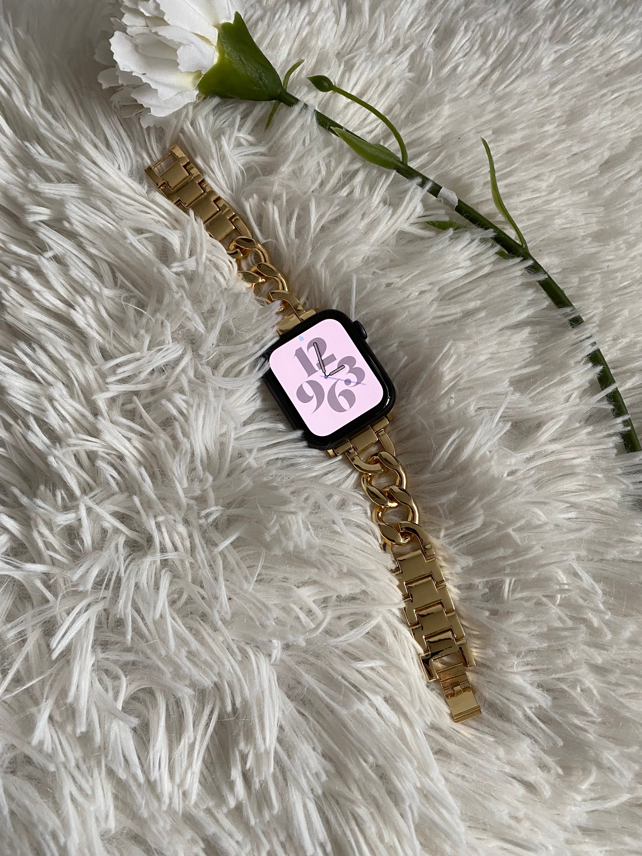 Gold Apple Watch Band Bracelet or With Case 38mm49mmgold Etsy