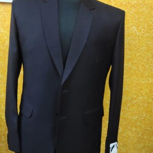 Men Black Suit, Wedding 3 Piece Suits, Slim Fit Party Wear Prom Suits, gift for men, Black tuxedo, Office wear, formal or informal coat.