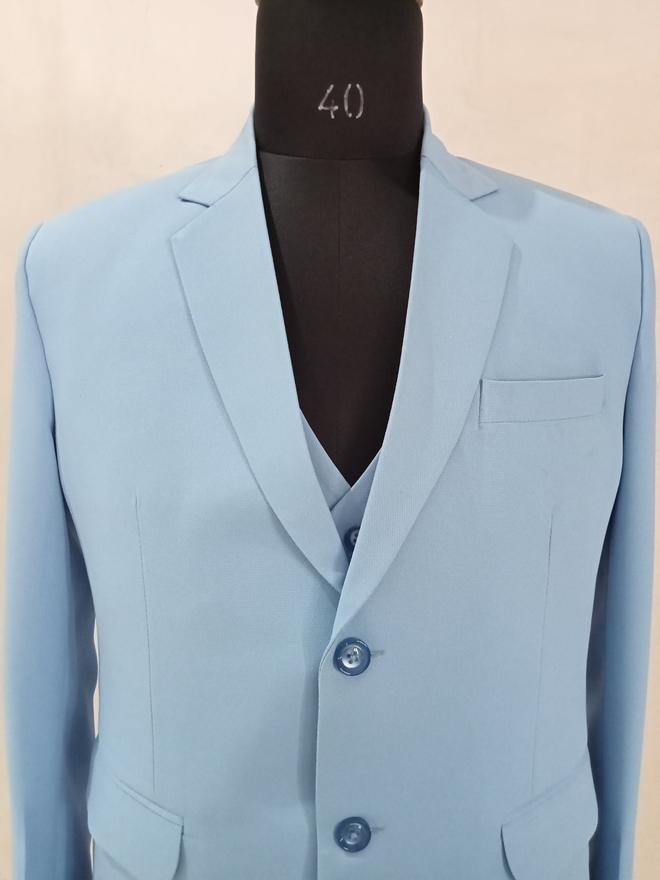Buy Sky Blue Suit Online In India - Etsy India
