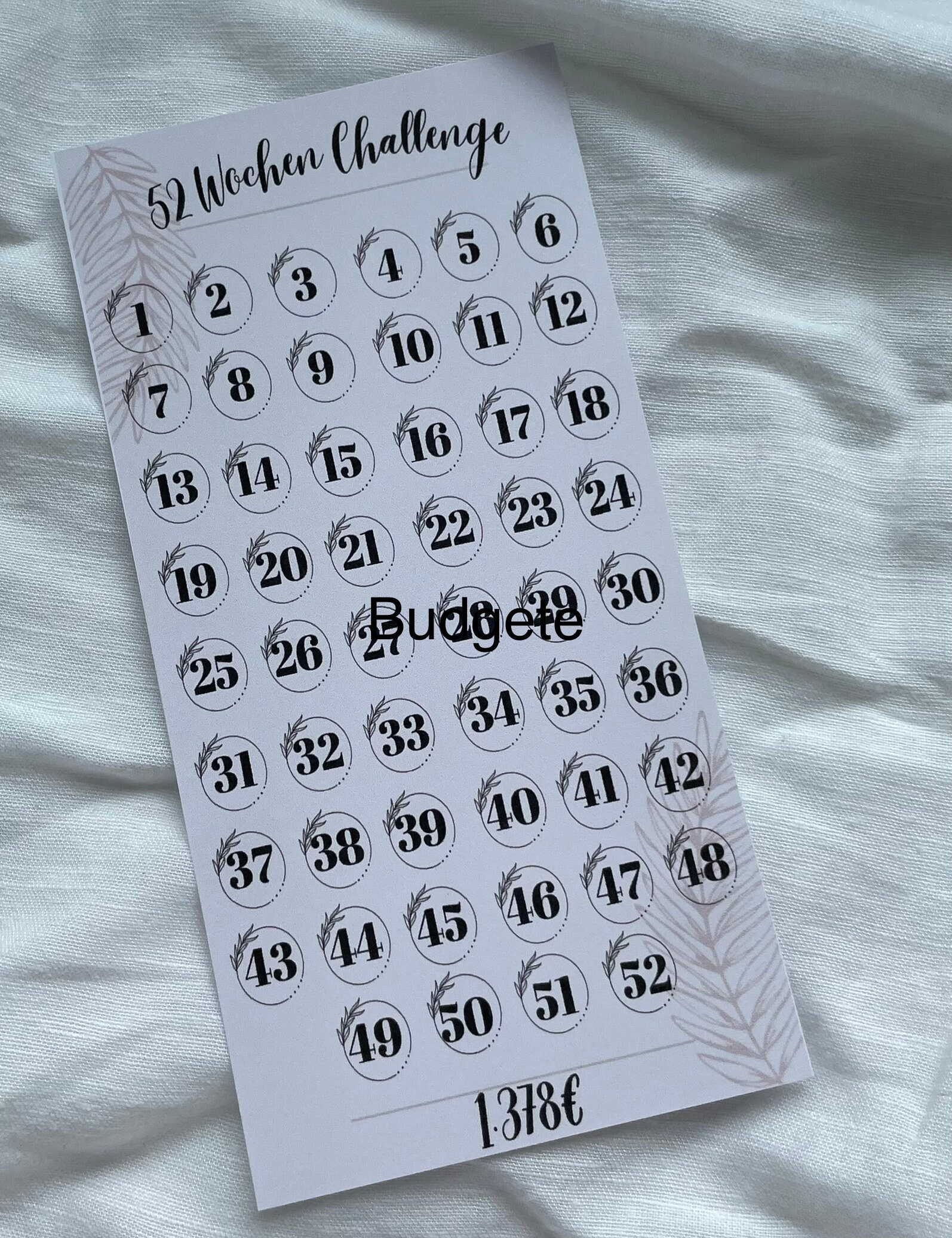 Avaiable All Week 52 Week Challenge / A4, A5,A6 and A7 Available - Etsy