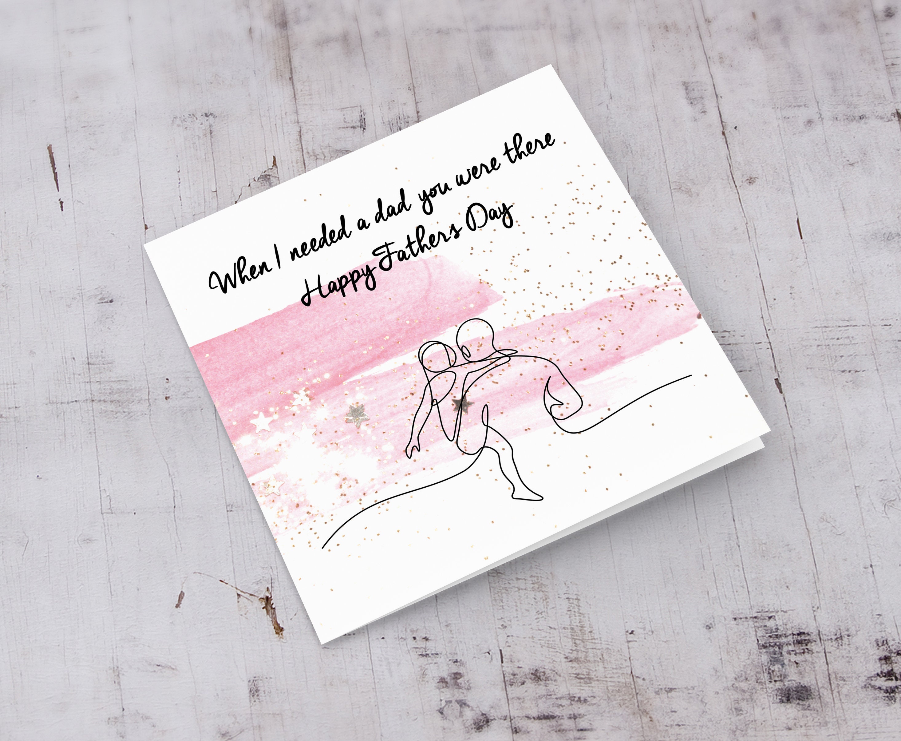 Printable Step Dad Father's Day Card - Sentimental Happy Fathers Day ...