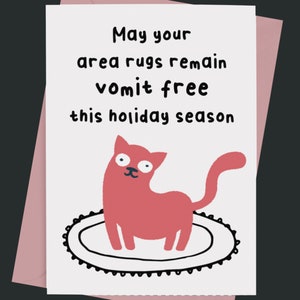 Funny Holiday Cat Card, Card from Cat, Christmas Card for Cat Lovers, funny Christmas card, cat Christmas, cat mom, cat lady, cat mom,