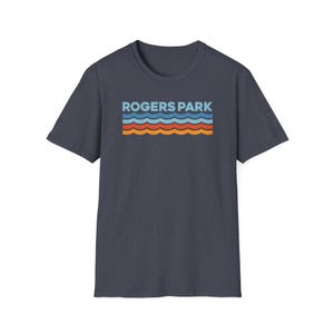 Rogers Park T-Shirt - Chicago Neighborhood graphic Tee - Lake Michigan Design - Vintage Style - Retro Style - Ropa - Gift for Beach Lovers