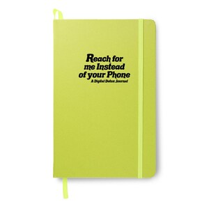 Digital Detox Journal - Reach For Me Instead Of Your Phone - Screen Time Alternative - Break up w/Your Phone - Reduce Screen time