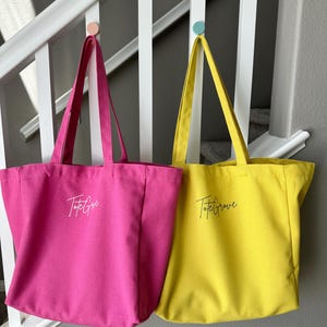 Large Capacity Tote Bag, Totegrove Cotton Tote Bag for Women and Girls, Shoulder Bag, Canvas Bag, Shopping Handbag