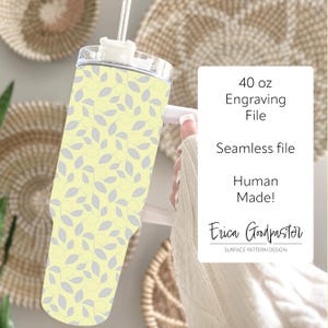 Cheeery Lemon 40oz Tumbler Laser Engraving File Quencher Stanley SVG PNG