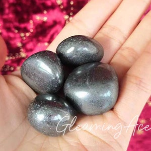 Natural Hematite Tumblestone Hematite Stone Polished Hematite Crystal 20-30mm