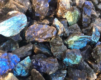 Natural Raw Labradorite Stone, Wholesale Rough Labradorite Crystals, Healing Crystal