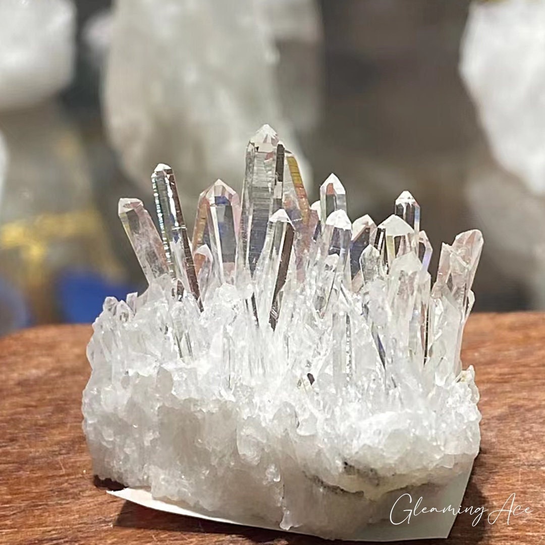 Natural A Grade Raw Clear Quartz Cluster, Quartz Crystal, Mineral Specimen - Choose Weight