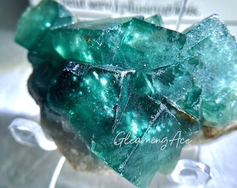 Natural Raw Color-changing Fluorite, Rough Fluorite Crystal Madagascar