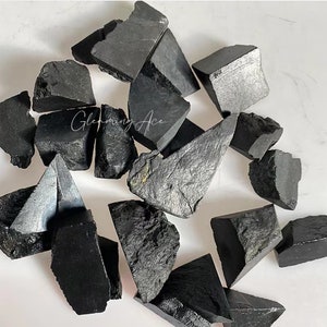 Shungite naturale grezza, pietre di shungite grezza dalla Russia, shungite purificante