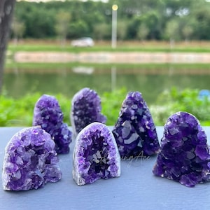 Natural Amethyst Geode, Raw Amethyst, Uruguayan  Amethyst Cathedral, Geode Standing, Geode Cluster
