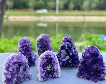 Natural Amethyst Geode, Raw Amethyst, Uruguayan  Amethyst Cathedral, Geode Standing, Geode Cluster