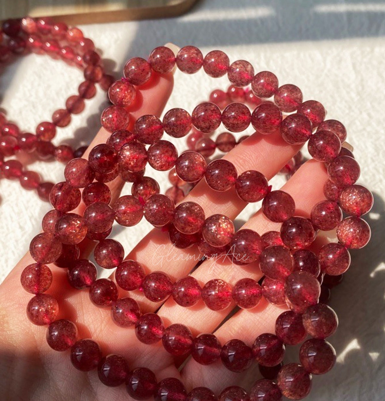 DOLMA ~ Bracciale elasticizzato in pietra naturale – Atisha Spiritual Shop
