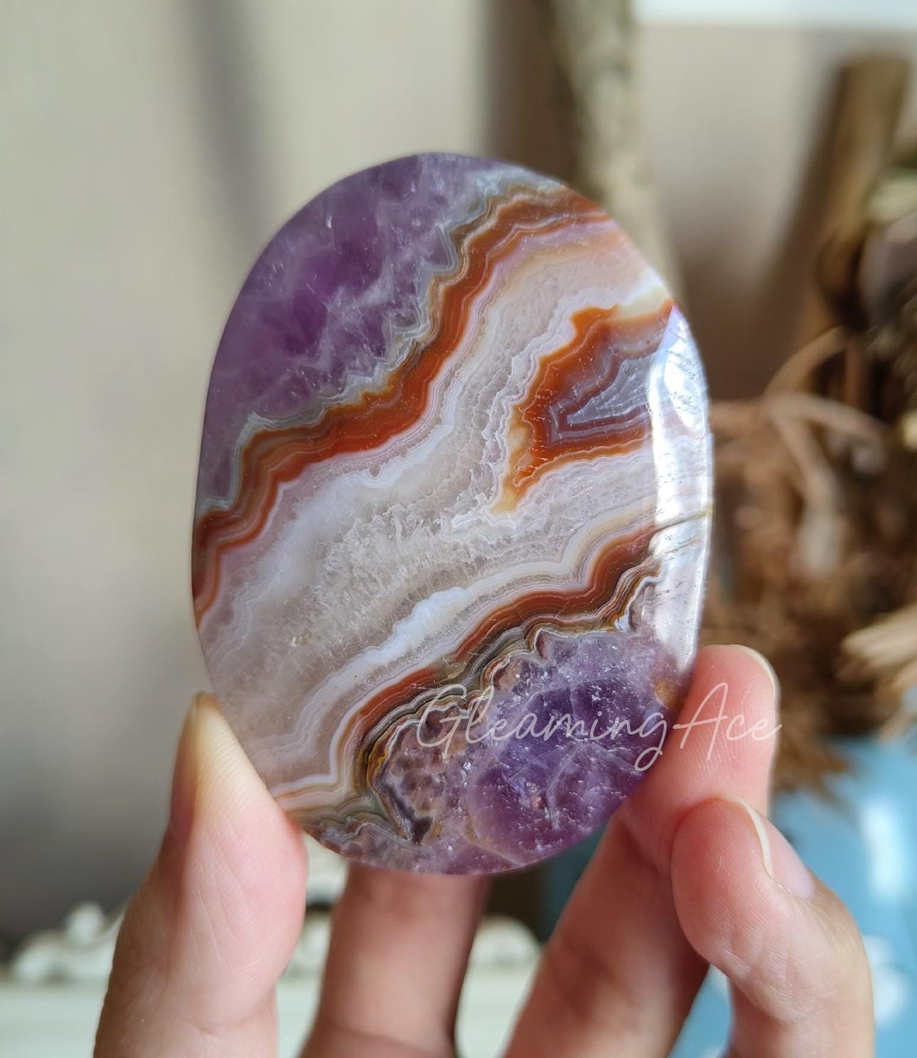Collier En Agate Brute - 76.13 Carats - Provenance Châtelperron, Allier, France - Neuf Avec étiquettes