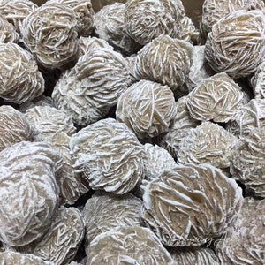 Natural Desert Rose Selenite Cluster, Selenite Crystal, Raw Gypsum Rose
