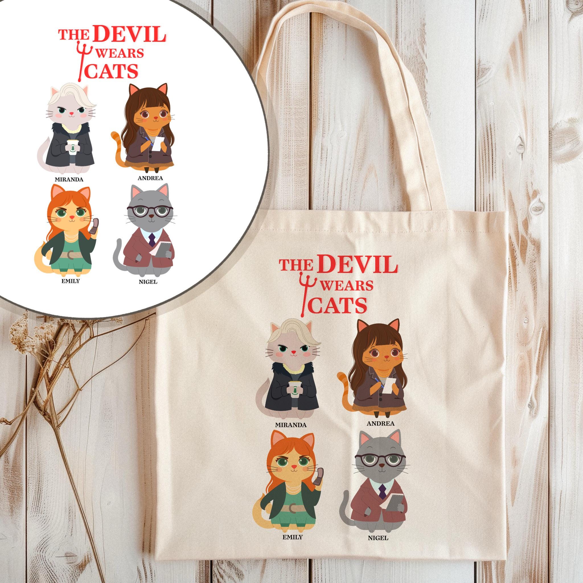 Tote Bag the Devil Wears Prada - Etsy