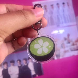 Matcha Latte Acrylic Keychain