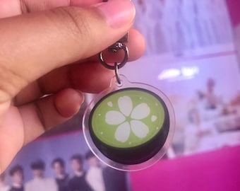 Matcha Latte Acrylic Keychain