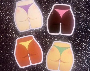 Freckle Booty Stickers