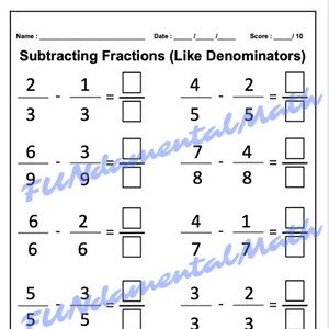 20 Pages of One Digit Addition Worksheets First Grade Math - Etsy