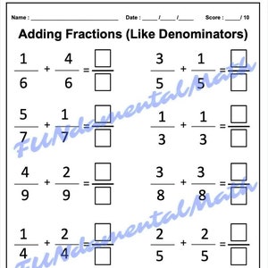 20 Pages of One Digit Addition Worksheets First Grade Math - Etsy