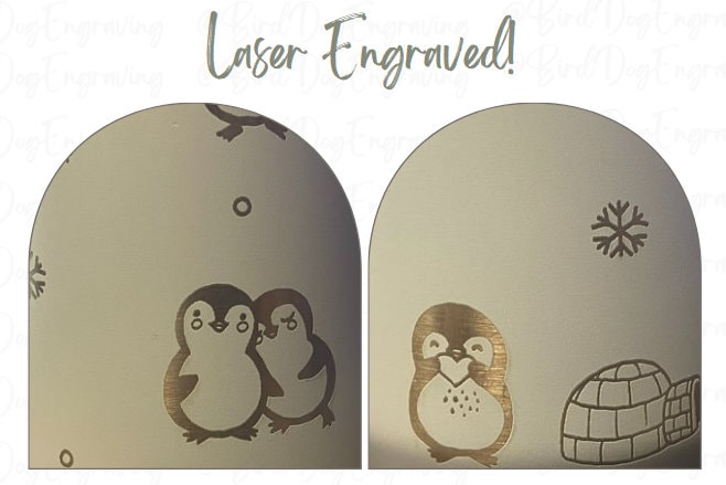 Discover Penguins and Igloos 40oz Engraved Tumbler with Handle and Straw