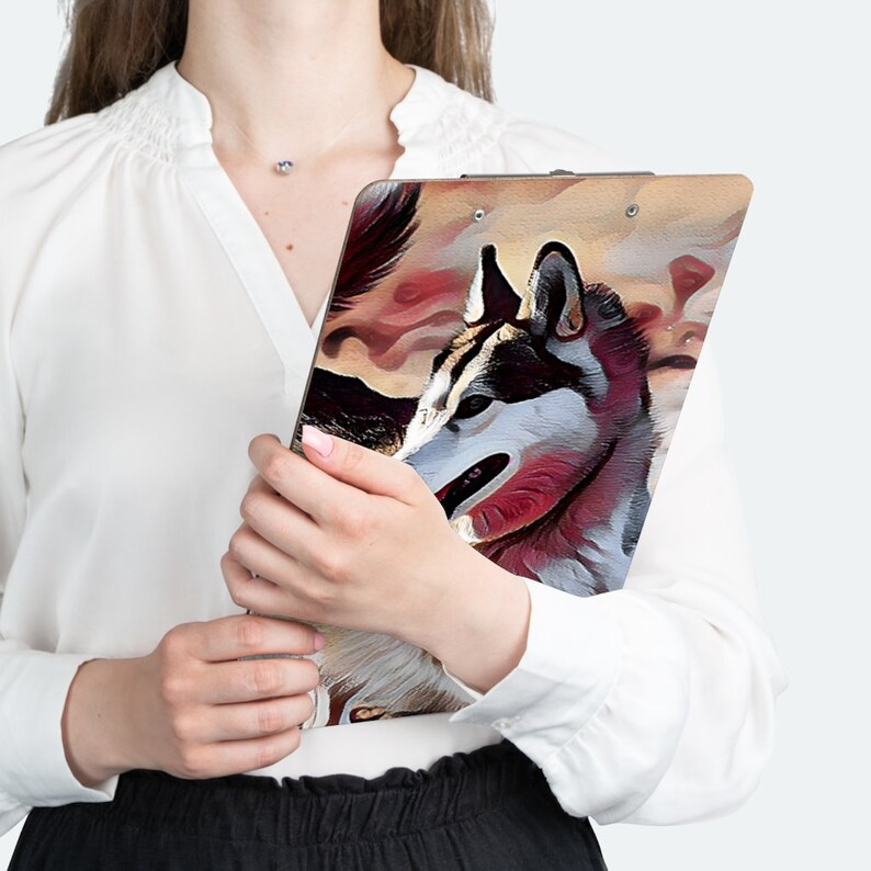 Siberian Husky Clipboard Unique Siberian Husky Gifts Dog Etsy
