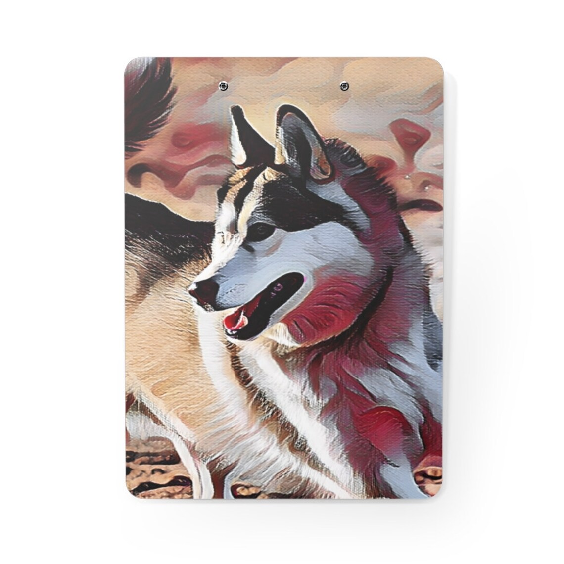 Siberian Husky Clipboard Unique Siberian Husky Gifts Dog Etsy