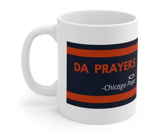 Taza de café "Da Prayers Pope", regalo católico novedoso, 325 ml