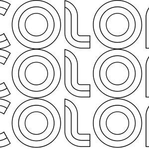 Printable Coloring Page - COLOR COLOR COLOR | Instant Download