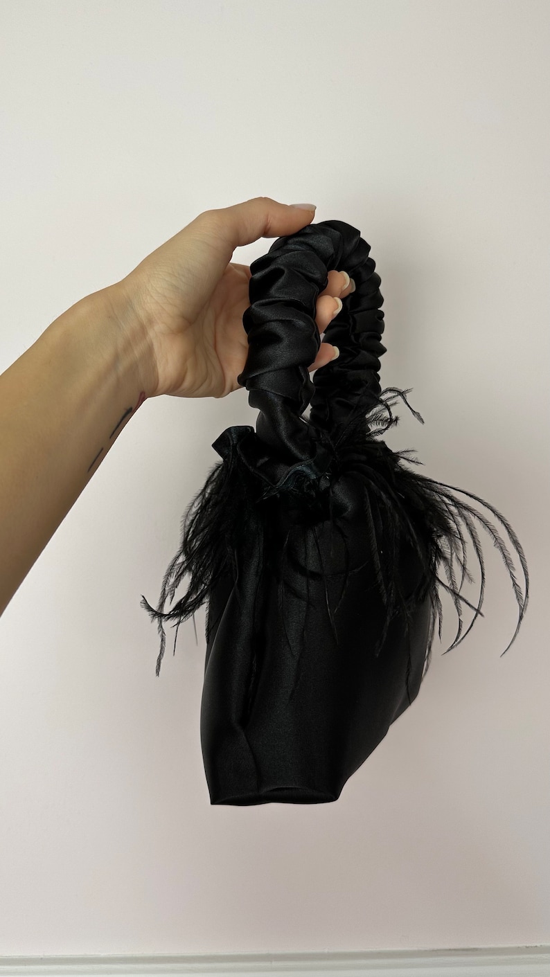 Black Scrunchie Bag