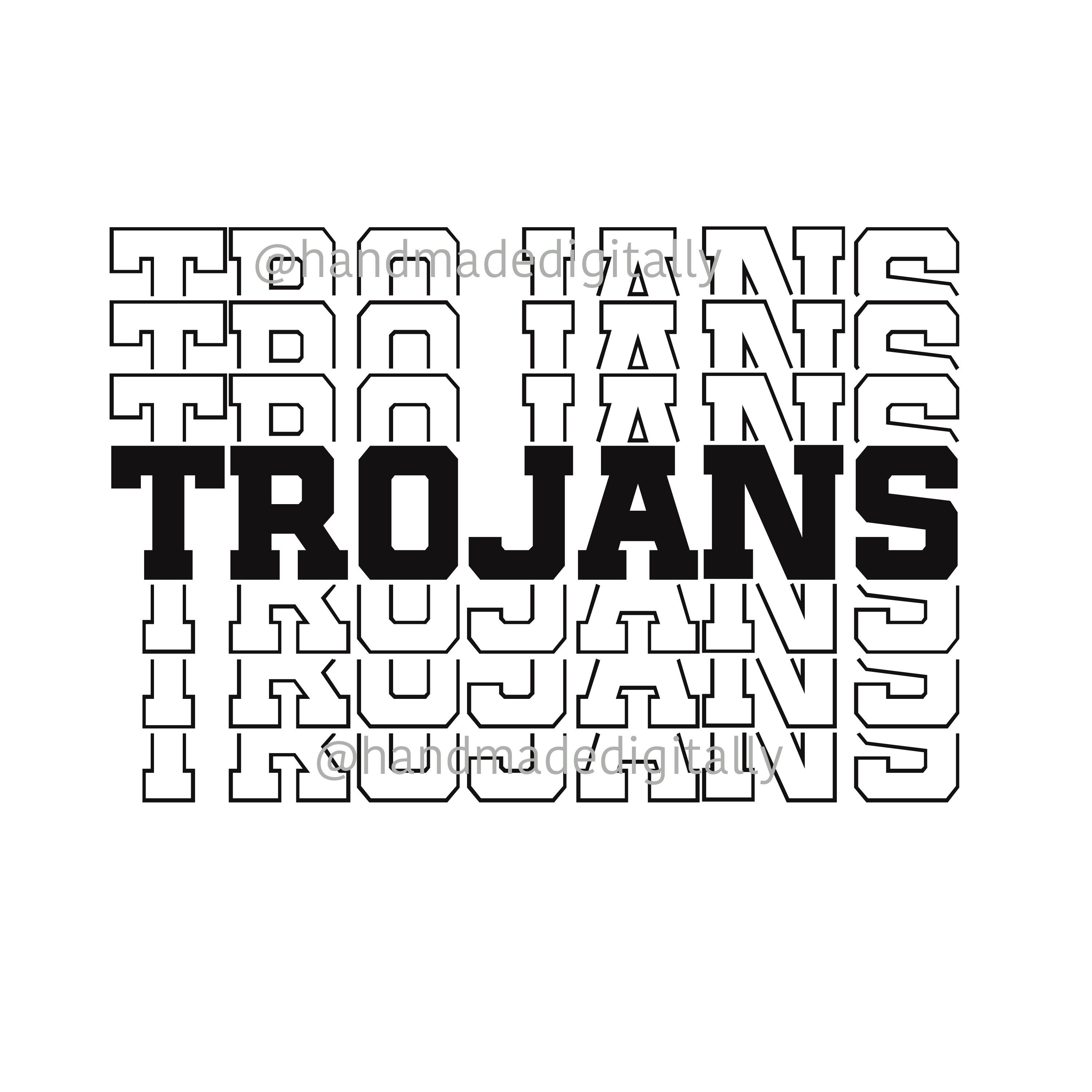 Trojan SVG, Trojan PNG, Trojan Clipart, T-shirt Design - Etsy