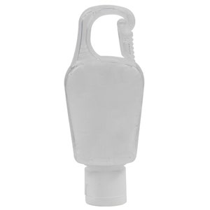 Travel-Friendly Plastic Clear Keychain Bottles: Portable Empty Squeeze Bottles w/ Flip Cap - Perfect for Liquids, Gels, and More on the Go!