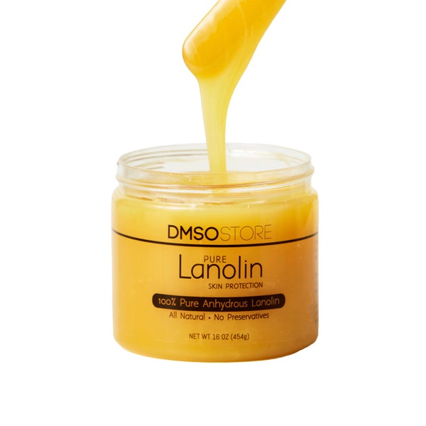 Lanolin USP Grade Anhydrous unrefined 100% pure skin moisturizer alternative