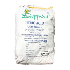 Citric Acid 50 Pounds 100% Pure Organic Food Grade