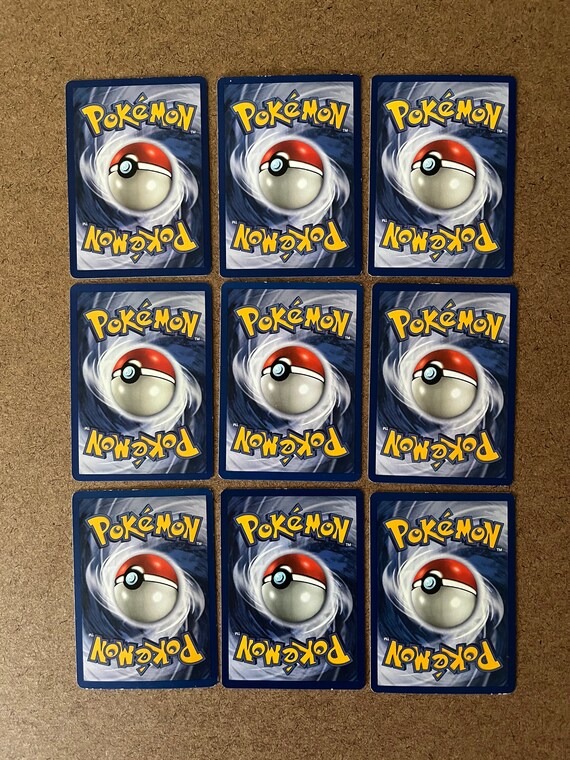 Buy Original Pokémon Fossil Cards Lot of Nine Cards Online in