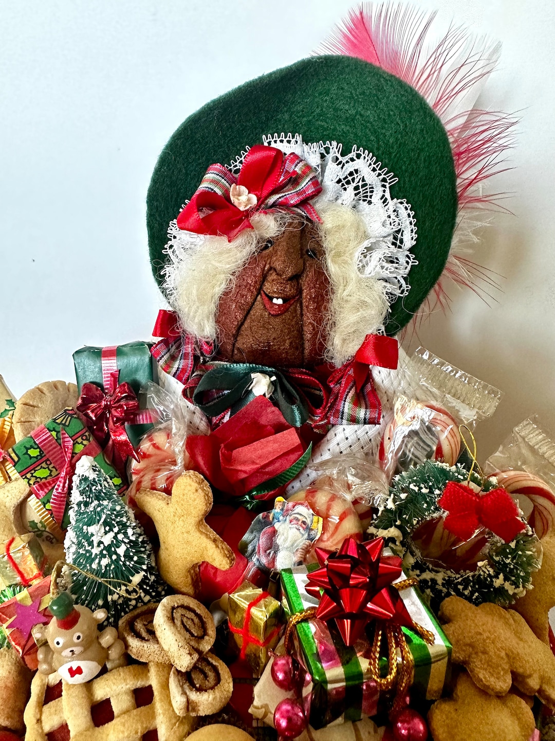 Vintage Apple Head Doll Christmas Granny Appalachian Folk Etsy