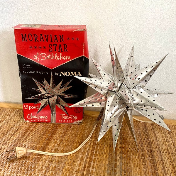 Moravian Star Christmas Tree Topper Etsy