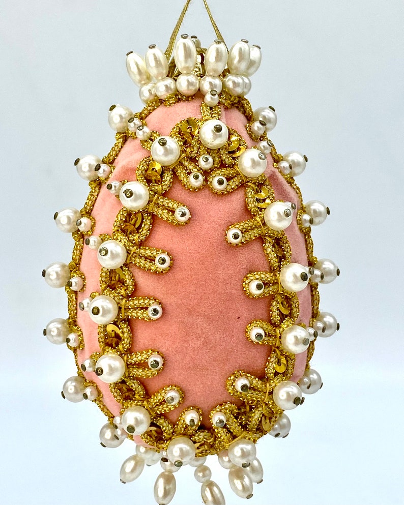 Vintage Egg Diorama Christmas Angel Ornament 1960s Glitter Etsy